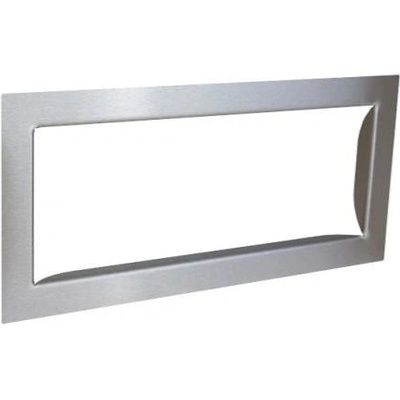 DOLS 139915040001 - nerezový rám z jedného kusu pre olemovanie zadných dvierok poštovej schránky 300x110 mm