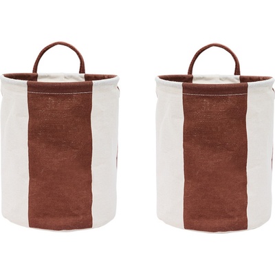 OYOY Кошници за съхранение Kara S, кафяво-бежови, 2 бр (L301459)