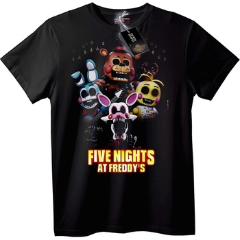 NOONEBRAND Тениска Five Nights at Freddy's - 4XL, White