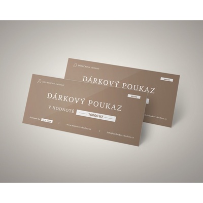 Dárkový poukaz 10 000,- Kč, Elektronický poukaz