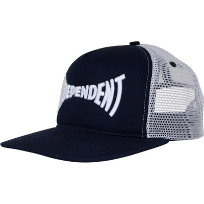 INDEPENDENT Span Mesh Trucker Structured Hat White/Navy 154814