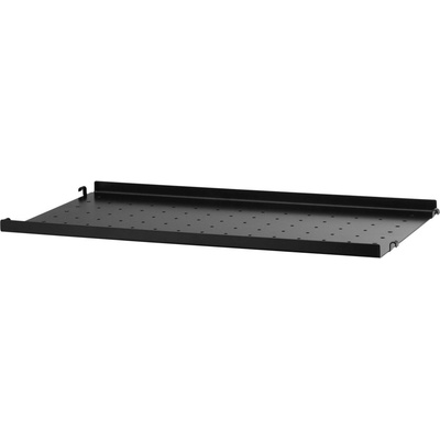 String Nízká kovová police Metal Shelf Low 58 x 30, Black, MSL5830-13-1