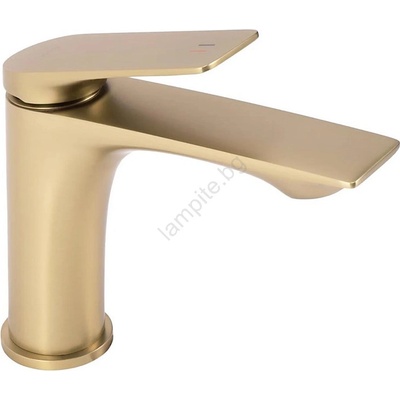 Rea Rea-b2703 - Смесител за умивалник avalon 16, 5 см с четкано златно покритие (re0072)