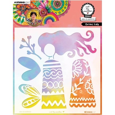 Šablona Studio Light "25 20,3x20,3 cm Kuriózní paní