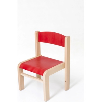 Hajdalánek Dětská židle Luca červená 26 cm