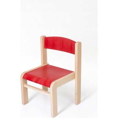 Hajdalánek Dětská židle Luca červená 26 cm