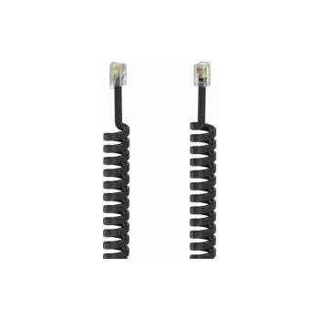 Hama Телефонен кабел HAMA, 4p4c - 4p4c модулен, 1.5 м, Черен, HAMA-201150