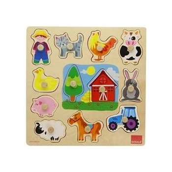 Goula Детски Пъзел от Дърво Goula 53025 (12 pcs)