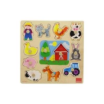 Goula Детски Пъзел от Дърво Goula 53025 (12 pcs)