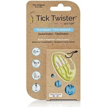 O'Tom Tick Twister ClipBox háčiky na kliešte 3 ks MIX farieb