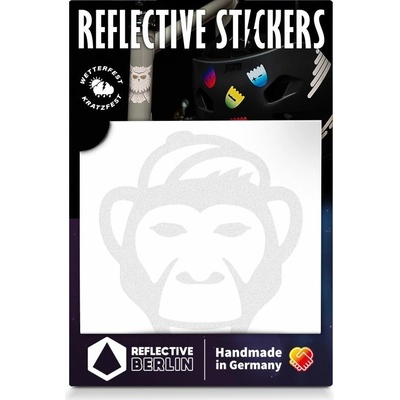 Reflective Berlin Reflective Decals Monkey White uni