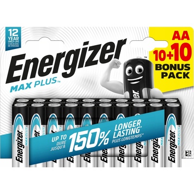 Energizer Alkaline MAX Plus AA 20ks 7638900451252