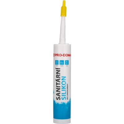 PRO-DOMA Silikon sanitární 310 ml bílá