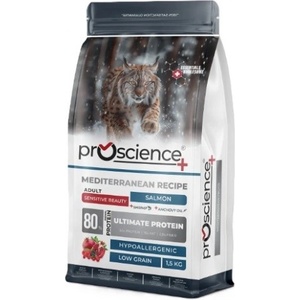 Proscience ProScience Cat Adult - Salmon Cranberry - храна за пораснали котки със сьомга и червени боровинки - 1, 5 кг, Турция