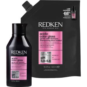 Redken Acidic Color Gloss Gentle Color Shampoo 300 ml + Refill 500 ml