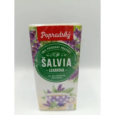 Popradský čaj bylinkový šalvia 30 g