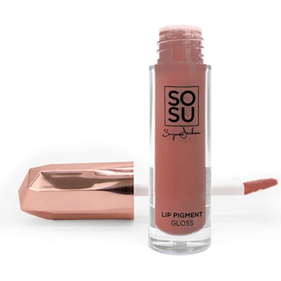 SOSU Cosmetics Pigmentovaný lesk na rty Let Them Talk Lip Pigment Gloss Birthday Suit 3,7 ml – Zboží Mobilmania