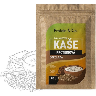 Protein&Co. Proteinové kaše s chia 480 g – Zbozi.Blesk.cz