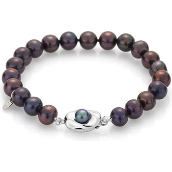 Image 1 of Swan Гривна със сладководни черни перли R208BB Swan