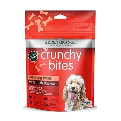Arden Grange Crunchy Bites s čerstvým kuracím mäsom 225 g