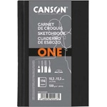 Canson One 10, 2x15, 2 cm, вертикална, 100 g/m2, лепена бяла хартия за рисуване, книжка C200005567 (C200005567)
