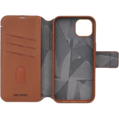 Decoded Leather Detachable Wallet, tan - iPhone 15 Pro Max (K-D24IPO15PMDW5TN)