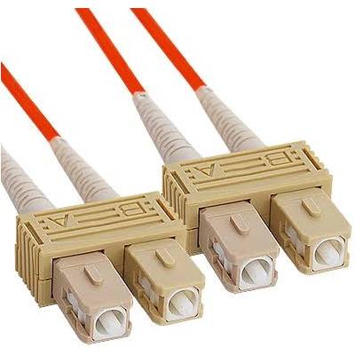 Conneu SC-SC дуплексна пач корда, мултимод OM2, 2 мм. , оранжева, 2 метра (CNFJ-SCSCOM2DOR2mm-2)