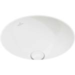 Villeroy & Boch Loop&Friends - Умивалник за вграждане, диаметър 33 см, без преливник, алпийско бяло 4A510101 (4A510101)