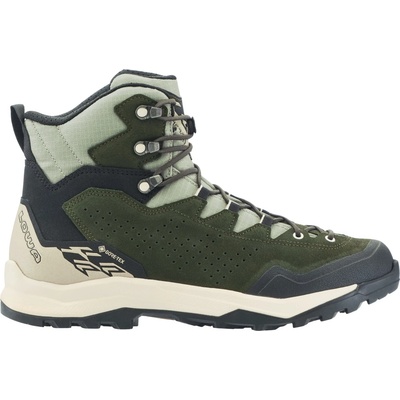 Lowa Мъжки туристически обувки Lowa Explorer GTX Mid Walking boots - Dark Green / Panna - размер 44 (EU) (019-1355-0217)