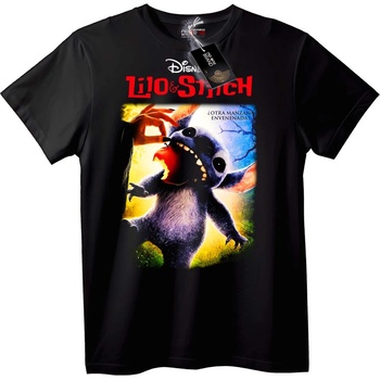 NOONEBRAND Тениска Lilo & Stitch Halloween - 7XL, Black