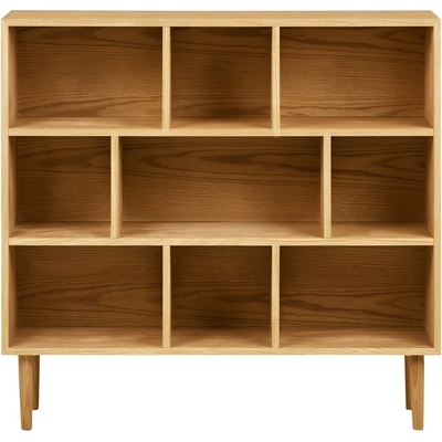 Библиотека от декор от дъб в естествен цвят 30x104, 5x112 cm Oshawa - House Nordic (3251000)