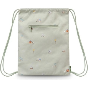 Interbaby Детска раница тип мешка Interbaby - Granja Koala, зелена (BOLSAM01-03) - baby