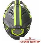 Paolo Кросова Каска 127 - XL - Black/Yellow (721340) Мотоциклетна каска, шлем