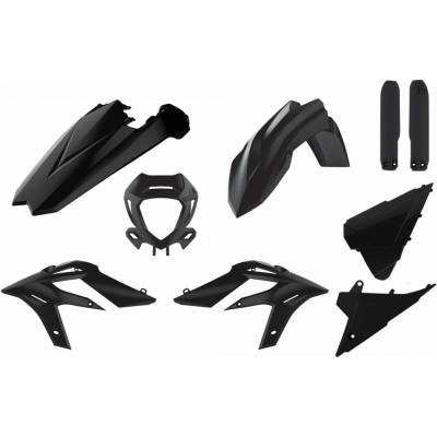 Sada plastů POLISPORT 91060 enduro černá