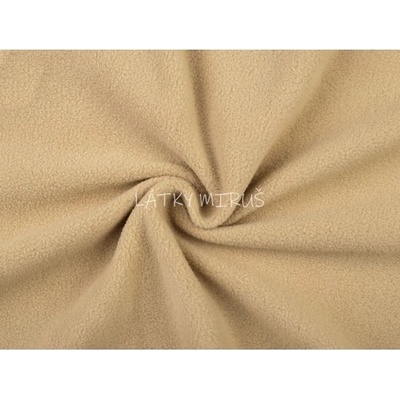 Polar fleece béžová cena za m2