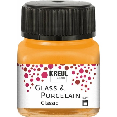Kreul Classic Farba na sklo a porcelán Orange 20 ml 1 ks