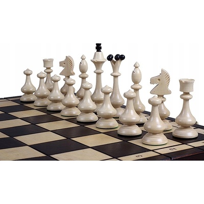 Spoločenská hra Drevený šach BESKYD, krásne figúrky Sunrise Chess & Games