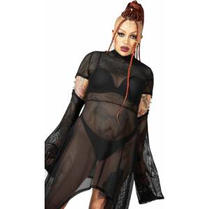 KILLSTAR дамска рокля killstar - Сатурн - Черен - ksra008389
