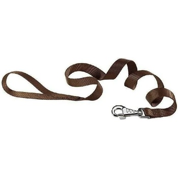 Ferplast Club G - Елегантен повод за кучета, 20мм. /120 см. - кафяв