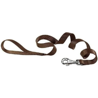 Ferplast Club G - Елегантен повод за кучета, 20мм. /120 см. - кафяв