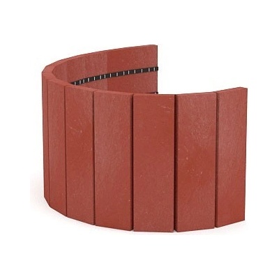 Recyklát palisáda 290x21x1010 mm,rovná cihlová