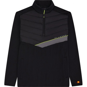 Ellesse Men's Guez 1/2 Zip Fleece - Black