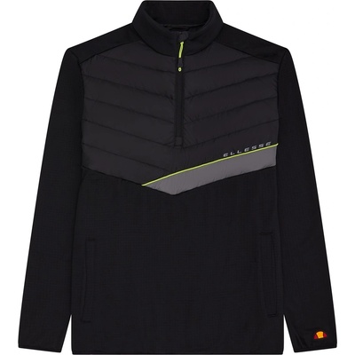 Ellesse Men's Guez 1/2 Zip Fleece - Black