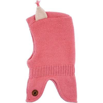 maximo Зимна шапка (beanie) Maximo Mini Girls' Slouch Beanie Squirrel Balaclava - Salmon Rose - размер 47-49 cm (904-5116-0112)