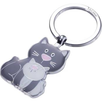 TROIKA Ключодържател Коте и котенце Troika KR18-04/GY (KR18-04/GY)