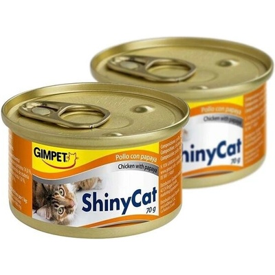 Gimborn GimCat ShinyCat kura a papája 2x 70 g