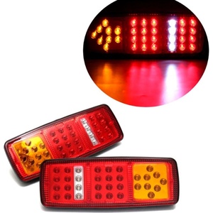  Комплект от 2 бр. led стопове мигач задна светлина 24v за камион бус ТИР емарке