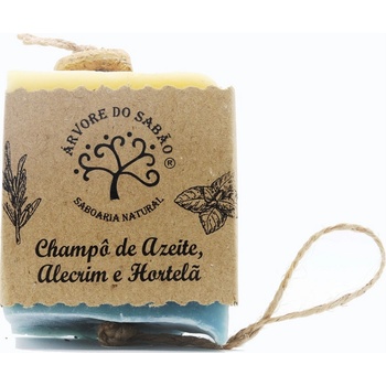 Árvore do Sabão Tuhý šampón z olivového oleja s esenciálnymi olejmi z rozmarínu a mäty 170 g