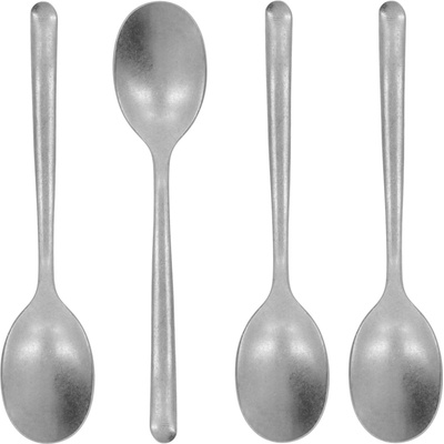 Nicolas Vahé Čajová lyžička Antique Silver – set 4 ks