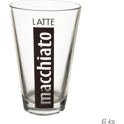 Orion Sklenice kaffe latte 6 x 300 ml